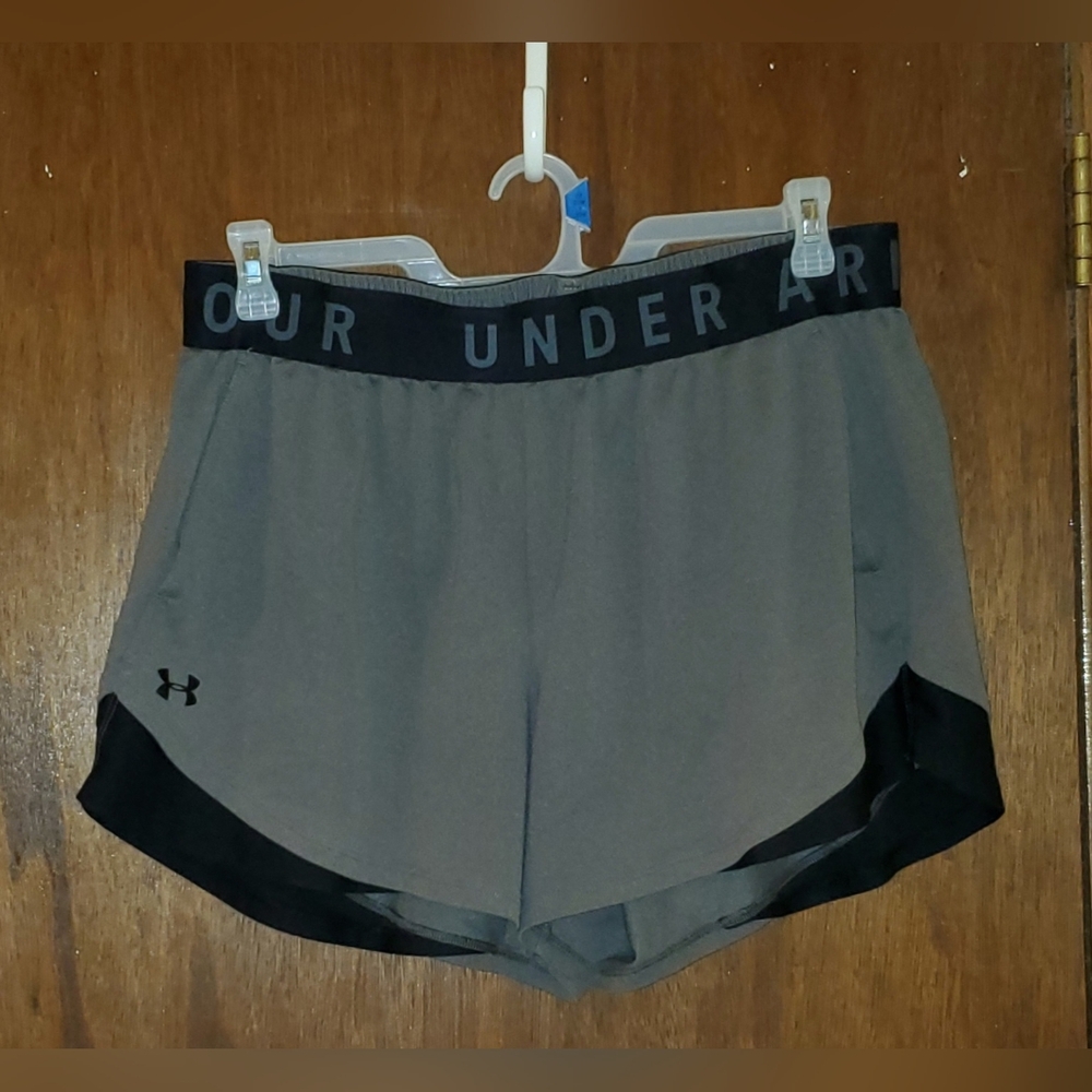 Under Armour Gray Heat Gear Athletic Shorts Sz 1x